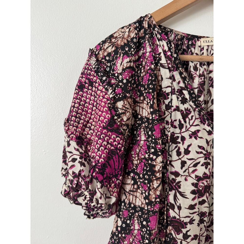 Ulla Johnson 0 Arusi Fuchsia Silk Blouse - Picture 5 of 8
